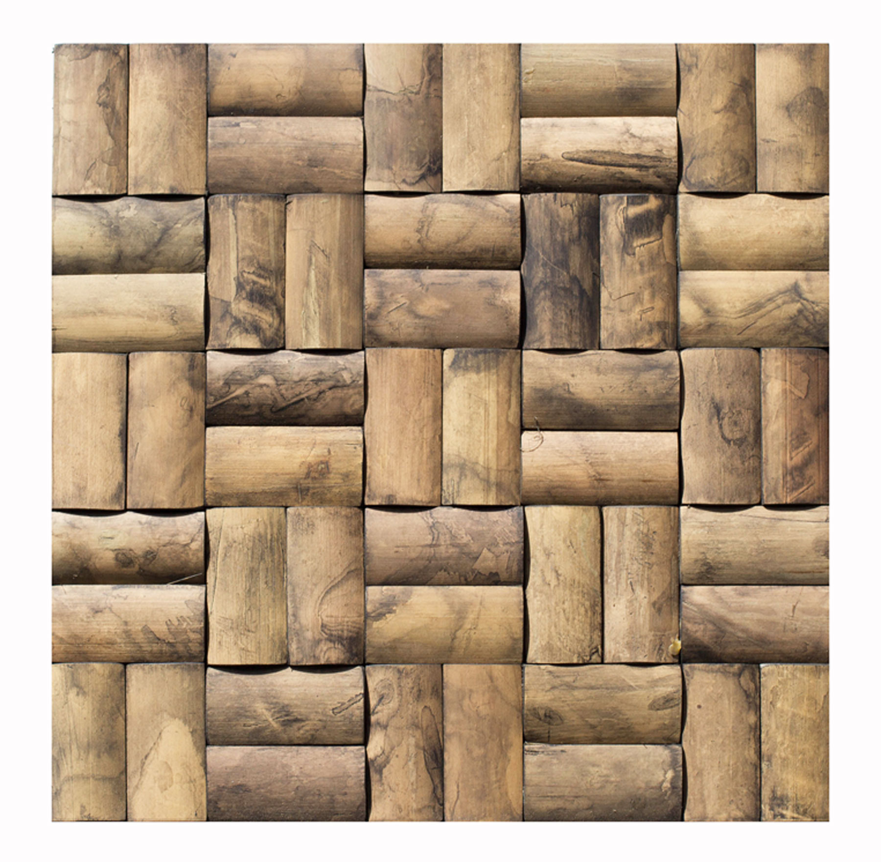 - Bambus - Mosaik – Wand-Verkleidung – Verblender Wand - Bamboo Mosaic -
