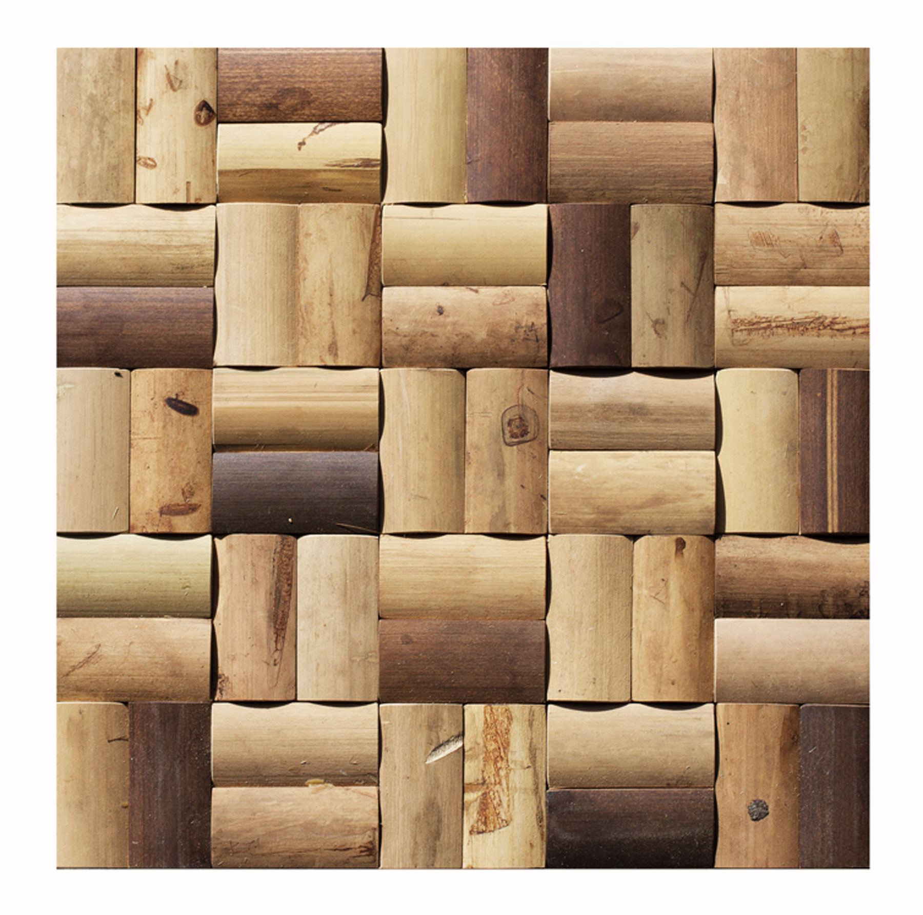 - Bambus - Mosaik – Wand-Verkleidung – Verblender Wand - Bamboo Mosaic -